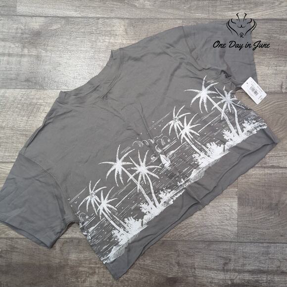 Flirtitude Crop Short Sleeve Tee Shirt Size XL - Picture 1 of 5